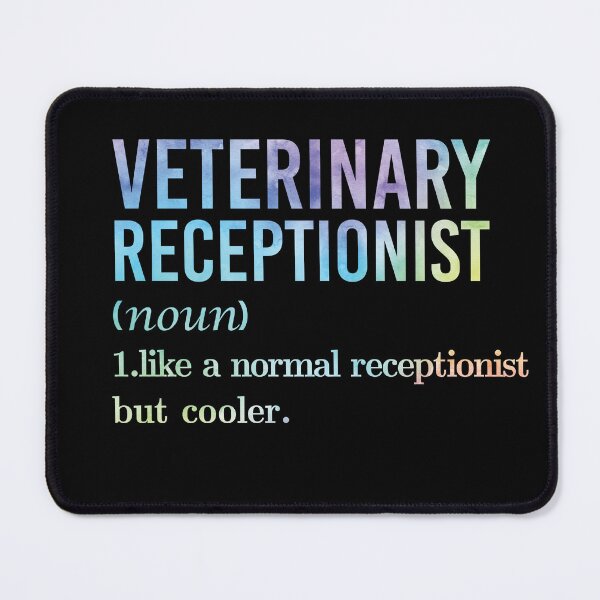 Item preview, Funny Vet receptionist watercolor definition designed and sold by Omochiroi.