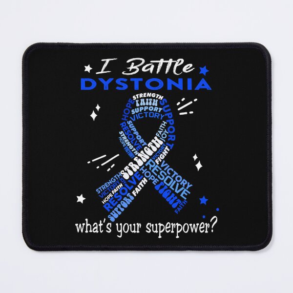 Item preview, Dystonia Warrior, I Battle Dystonia What's Your Superpower? designed and sold by Greggwillard.