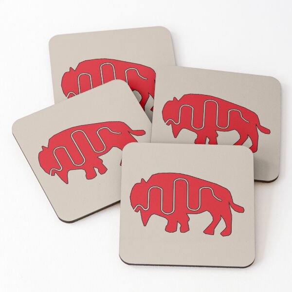 Item preview, Native American Inspired Bison Red designed and sold by Havocgirl.