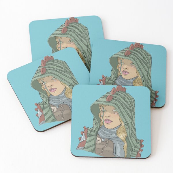 Item preview, LIZZY (Blue Background) designed and sold by Janie Wigglesworth.