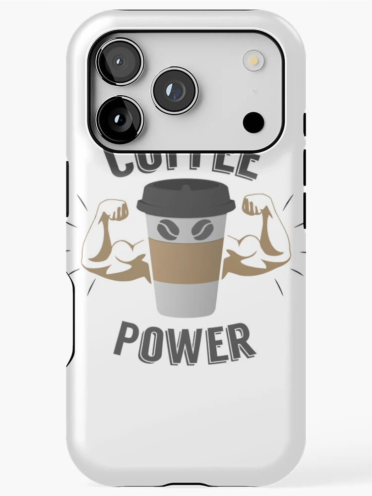 Thumbnail 1 of 4, iPhone Case, Coffee Power ! designed and sold by RamboDesign.