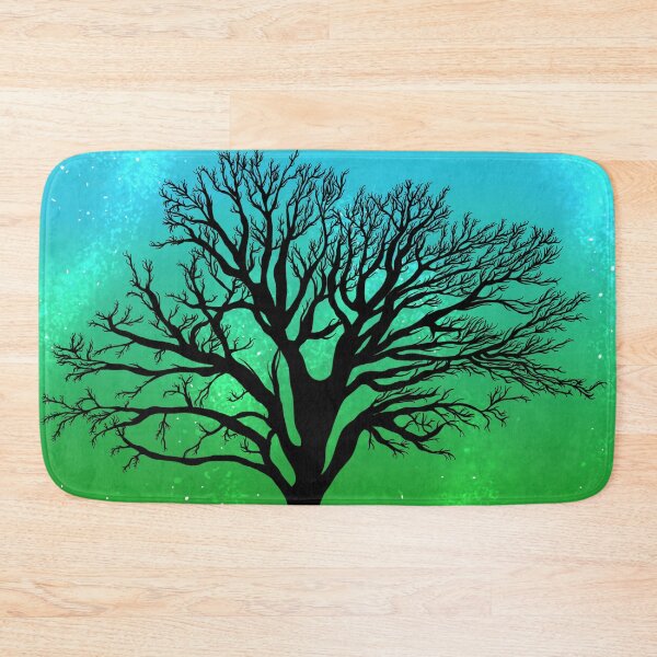 Item preview, Tree Art Blue Green Galaxy designed and sold by NLDStudios.