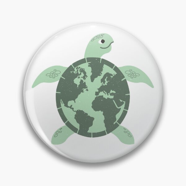 Item preview, the Earth on Turtle back,Environment Turtle Recycle Ocean designed and sold by Faty-Za.