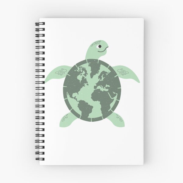 Item preview, the Earth on Turtle back,Environment Turtle Recycle Ocean designed and sold by Faty-Za.