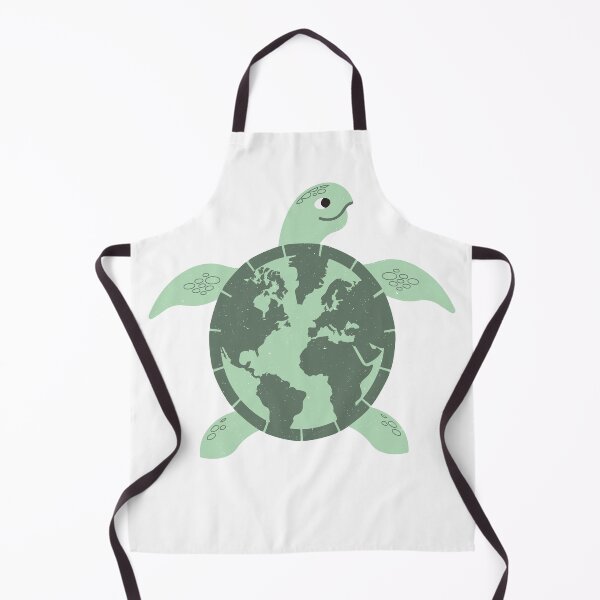 Item preview, the Earth on Turtle back,Environment Turtle Recycle Ocean designed and sold by Faty-Za.