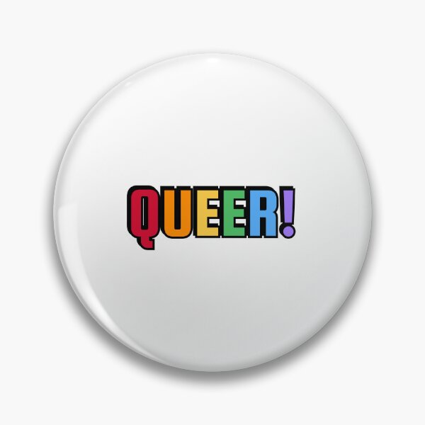 Item preview, QUEER rainbow gay pride colors designed and sold by Inspirationmotivation.