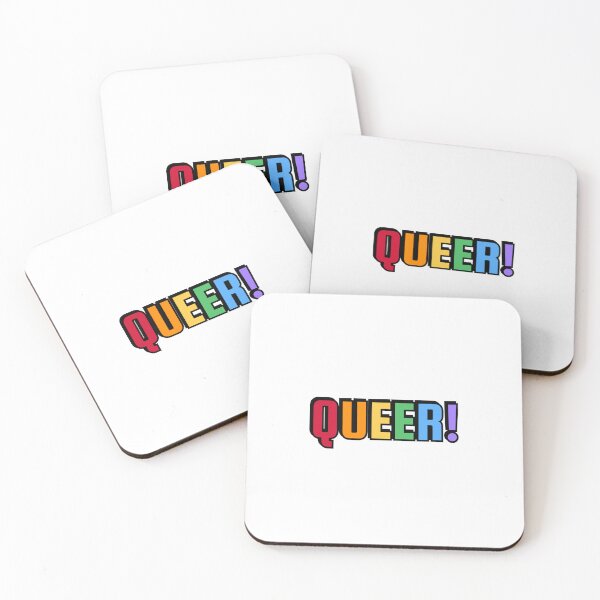 Item preview, QUEER rainbow gay pride colors designed and sold by Inspirationmotivation.