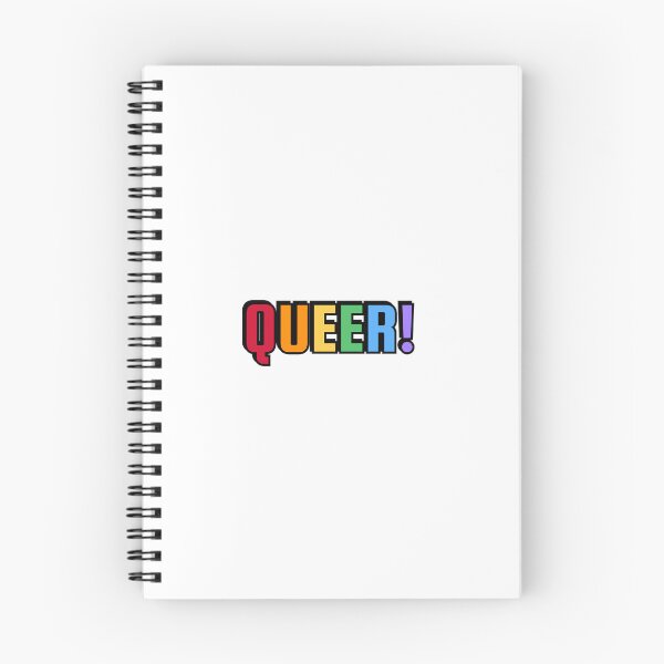 Item preview, QUEER rainbow gay pride colors designed and sold by Inspirationmotivation.