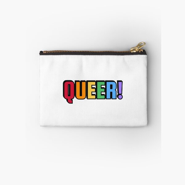 Item preview, QUEER rainbow gay pride colors designed and sold by Inspirationmotivation.