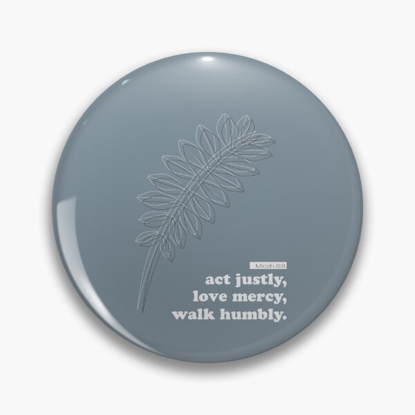 Item preview, justly, mercy, humbly (ver. blue) designed and sold by HaiLeesDesign.