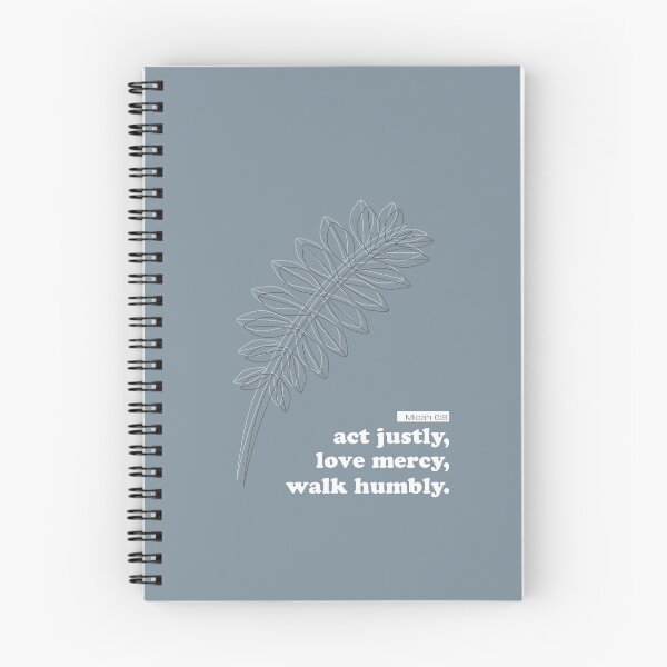 Item preview, justly, mercy, humbly (ver. blue) designed and sold by HaiLeesDesign.