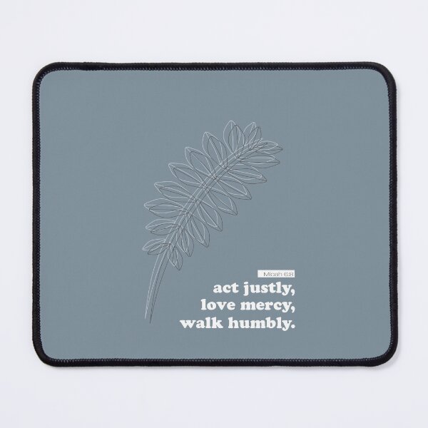 Item preview, justly, mercy, humbly (ver. blue) designed and sold by HaiLeesDesign.