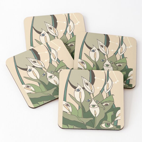 Item preview, Peace Lilly eyes illustration designed and sold by Luke Harthen.