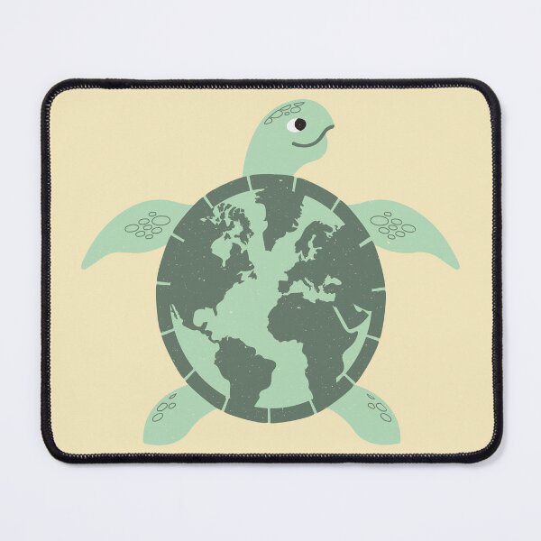 Item preview, the Earth on Turtle back,Environment Turtle Recycle Ocean designed and sold by Faty-Za.