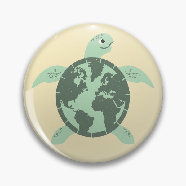 Item preview,  the Earth on Turtle back,Environment Turtle Recycle Ocean designed and sold by Faty-Za.