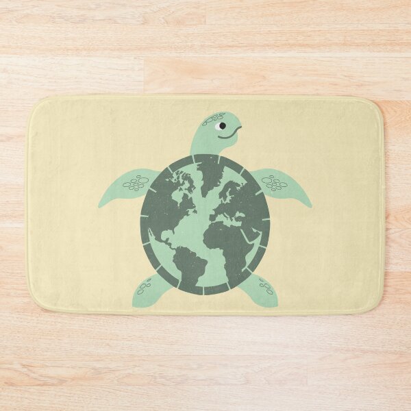 Item preview,  the Earth on Turtle back,Environment Turtle Recycle Ocean designed and sold by Faty-Za.