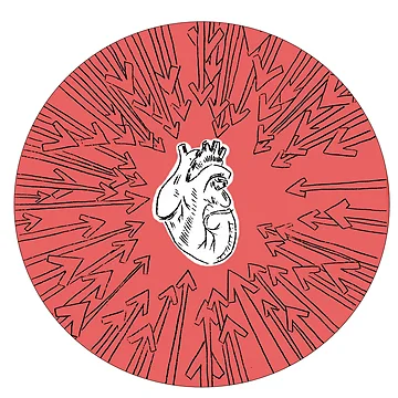 Artwork thumbnail, Heart attack. by Pyroant