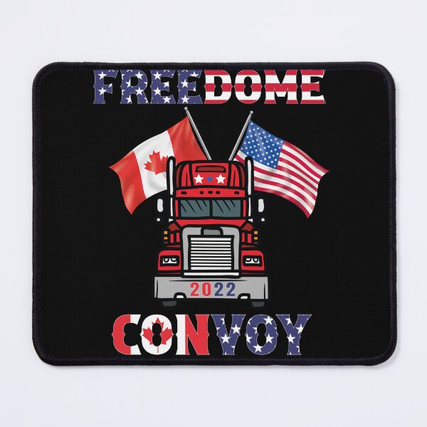 Item preview, Freedom Convoy 2022 In Support of Truckers Mandate Freedom designed and sold by Kitten2220.