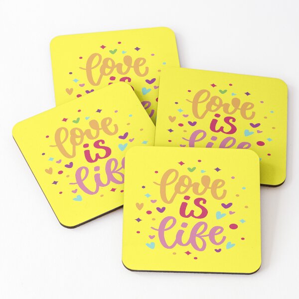 Item preview, Love is Life| Cute designe for idea gift  designed and sold by Touch of FEZ.