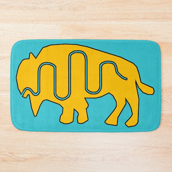 Item preview, Native American Inspired Bison Golden Yellow designed and sold by Havocgirl.