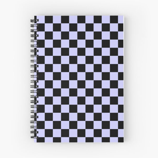 Item preview, Periwinkle Checkerboard Pattern (Black) designed and sold by murkyswamp.