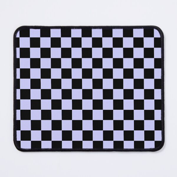 Item preview, Periwinkle Checkerboard Pattern (Black) designed and sold by murkyswamp.