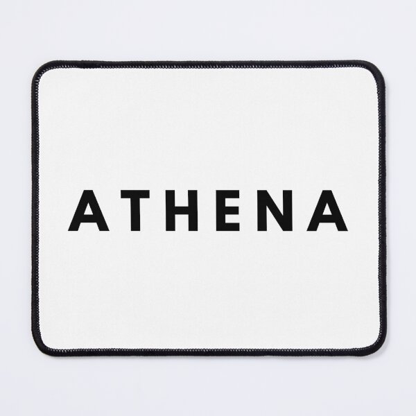 Item preview, Athena Greek Mythology Olympian Goddess Black Typography designed and sold by OnyxMoonDesigns.