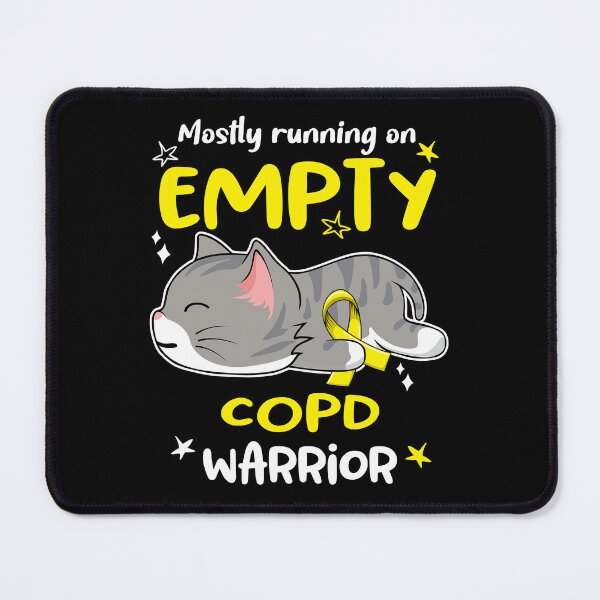 Item preview, COPD Awareness, Mostly Running on COPD Warrior designed and sold by Tammyilaria.