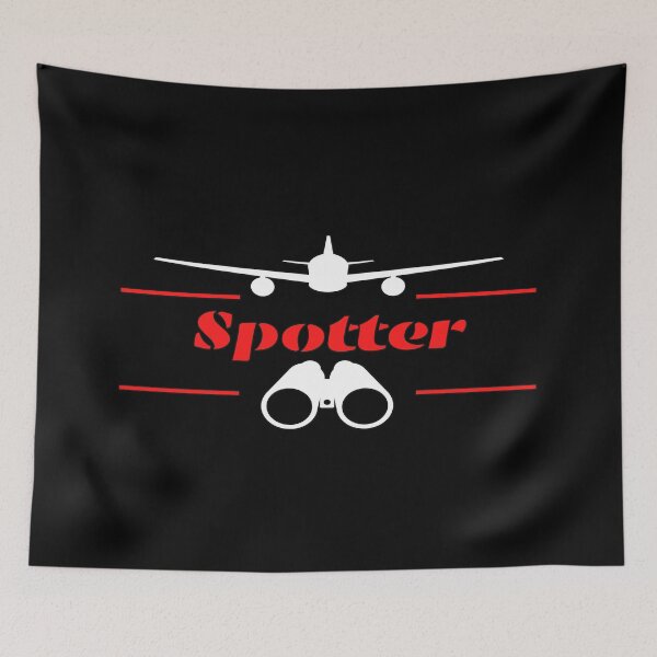 Artikelvorschau, Plane-Spotting-Enthusiasten-Design in roter Farbe entworfen und verkauft von AEROSPACE-IND.