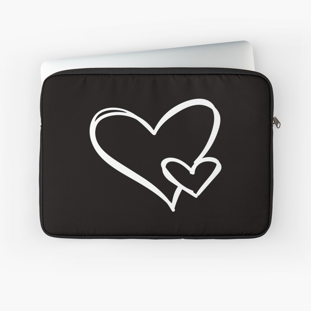 Cute Heart~  Laptop Sleeve for Sale by StarlightDoodle