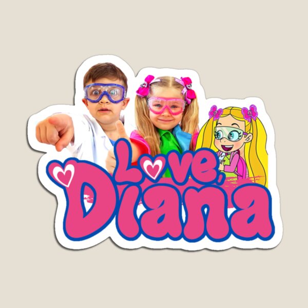 Póster for Sale con la obra «Espectáculo de Diana para niños, linda Diana  de amor rosa» de ducany