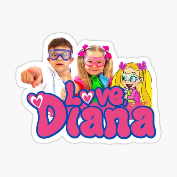 Kids Diana Show Cute Diana And Roma Sticker For Sale By Ducany