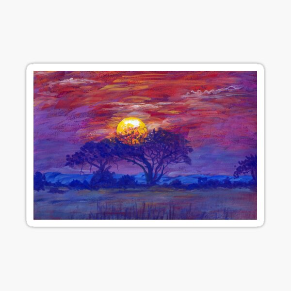 Item preview, African sunset designed and sold by Natalia Varlamova.