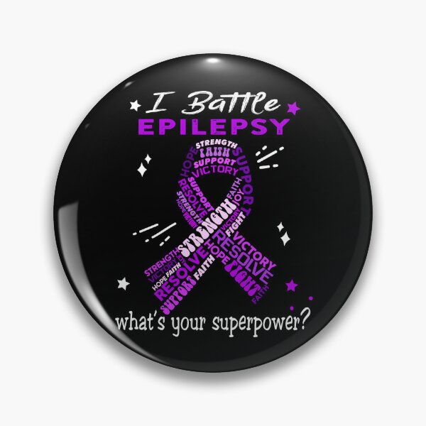 Item preview, Epilepsy Warrior, I Battle Epilepsy What's Your Superpower? designed and sold by Greggwillard.