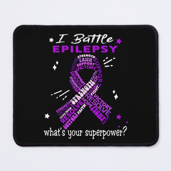 Item preview, Epilepsy Warrior, I Battle Epilepsy What's Your Superpower? designed and sold by Greggwillard.