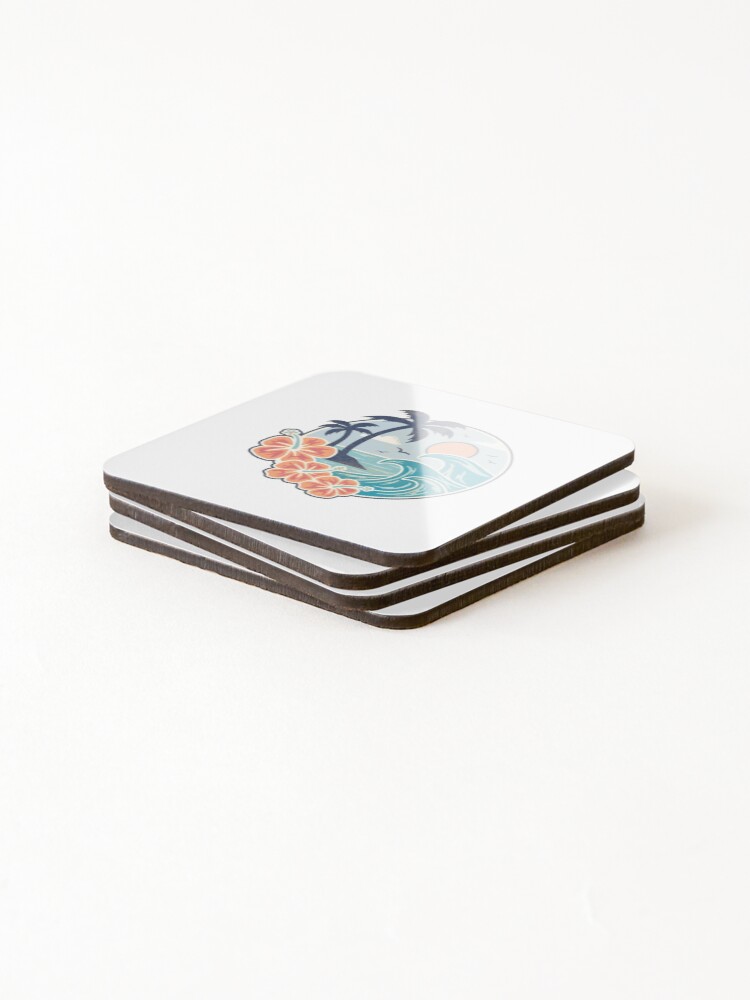 Thumbnail 4 of 5, Coasters (Set of 4), Hawaii designed and sold by Roziplan.