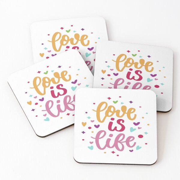 Item preview, Love is Life| Cute designe for idea gift  designed and sold by Touch of FEZ.