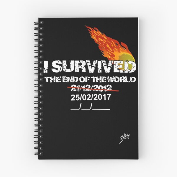Item preview, I survived the end of the world designed and sold by BlulimeMerch.