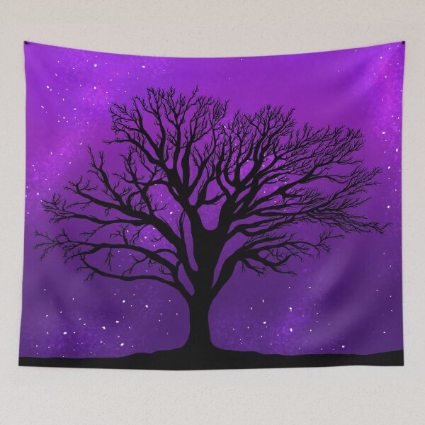 Item preview, Tree Art Purple Galaxy designed and sold by NLDStudios.