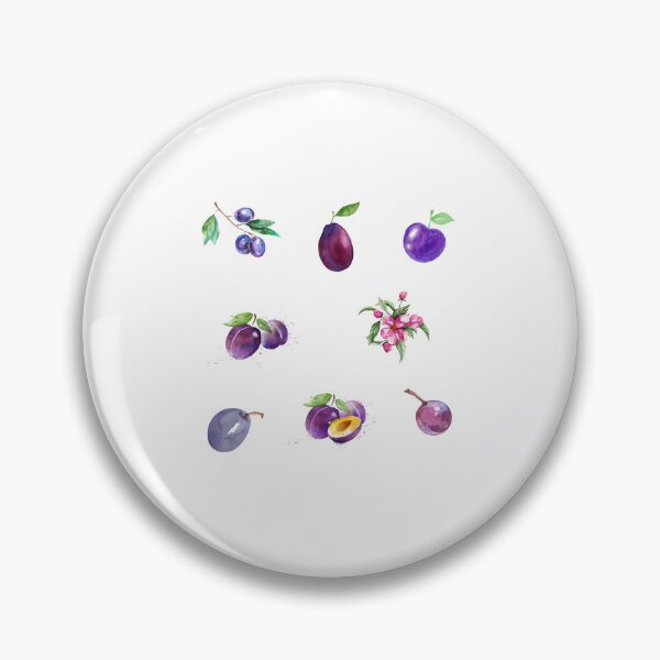 Item preview, Watercolor Plums designed and sold by silviaol.
