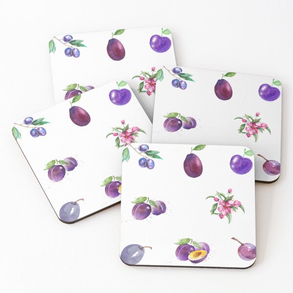 Item preview, Watercolor Plums designed and sold by silviaol.