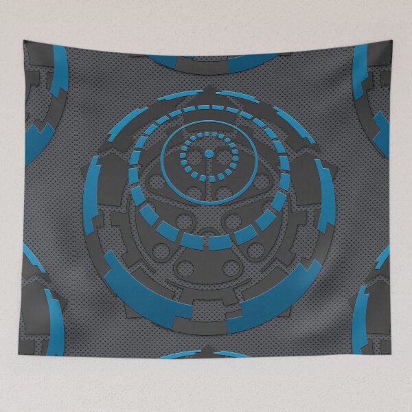 Item preview, Blue Cyborg bckgd designed and sold by Shayna Westfall.