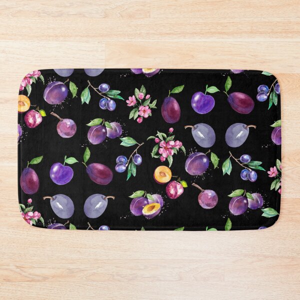 Item preview, Watercolor Purple Plums designed and sold by silviaol.
