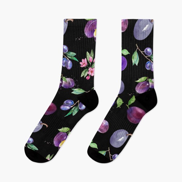 Item preview, Watercolor Purple Plums designed and sold by silviaol.