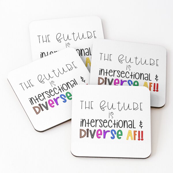 Item preview, The Future is Intersectional and Diverse AF designed and sold by magicalbee76.