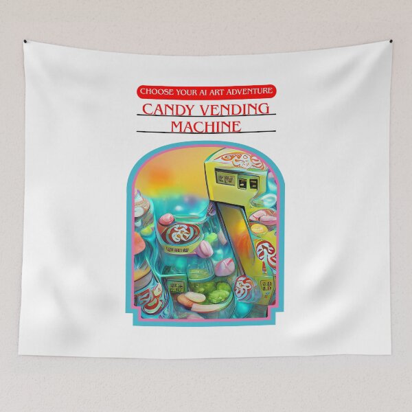 Item preview, AI Generated Art Candy Vending Machine #3 designed and sold by patricklevar.
