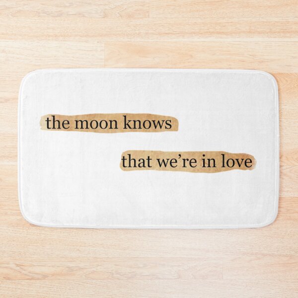 Item preview, the moon knows: vintage quote designed and sold by HaiLeesDesign.