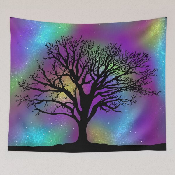 Item preview, Tree Art Rainbow Galaxy designed and sold by NLDStudios.