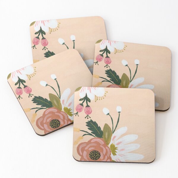 Item preview, Abstract Flowers and Cream 2 designed and sold by Shelly  Moore.