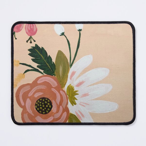 Item preview, Abstract Flowers and Cream 2 designed and sold by Shelly Moore.